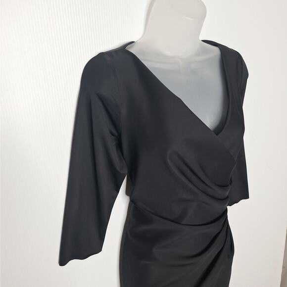 Alex Evenings Contour Ruched Dress 10 Sheath Long Formal Compression SmoothFit - Picture 9 of 9